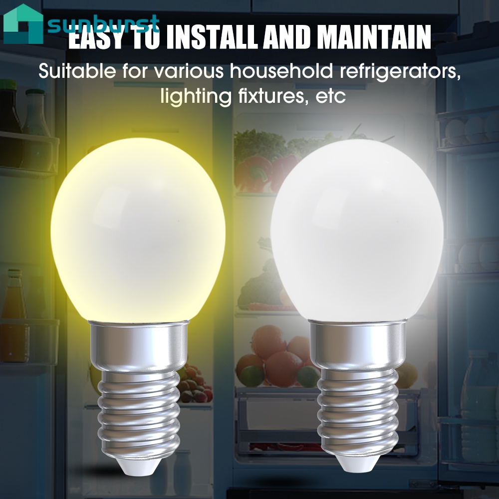 Mini E14/E12廚房冰箱展示櫃燈/LED冰箱燈螺絲燈泡/220V冰箱燈泡/小夜燈家居裝飾吊燈