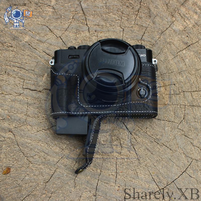 富士XT30皮套真皮XT10 XT20相機包頭層牛皮保護套復古XT200相機套