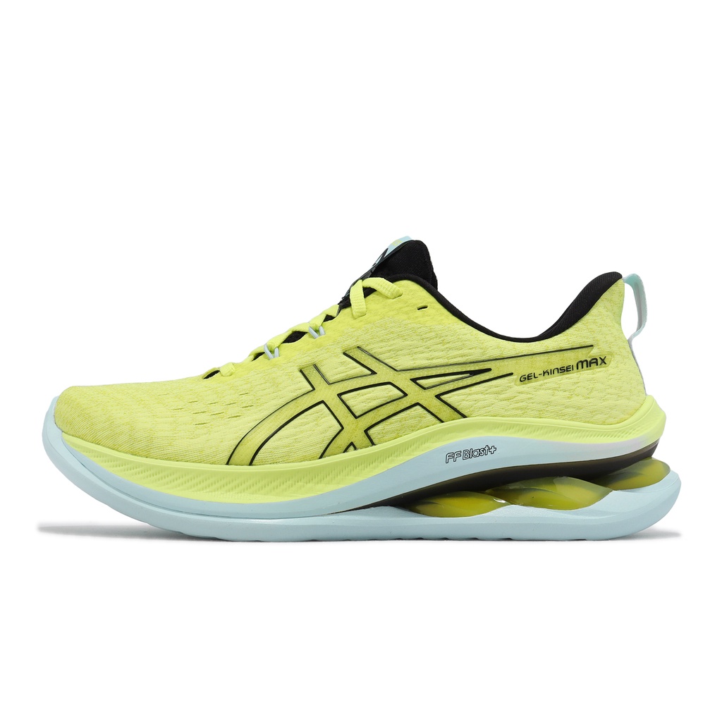 Asics 慢跑鞋 GEL-Kinsei Max 螢光黃 藍 亞瑟士 避震 推進 男鞋 ACS 1011B696750