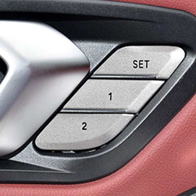 BMW 寶馬 3系 G20 G28 2020-2021 鋁合金 車門座椅記憶按鈕裝飾貼紙
