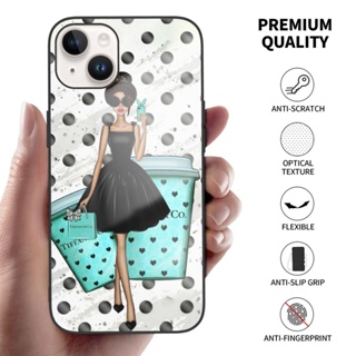 Tiffany&co 時尚新款防震高品質手機殼保護套適用於 IPhone 11 12 13 14 15 Pro Max