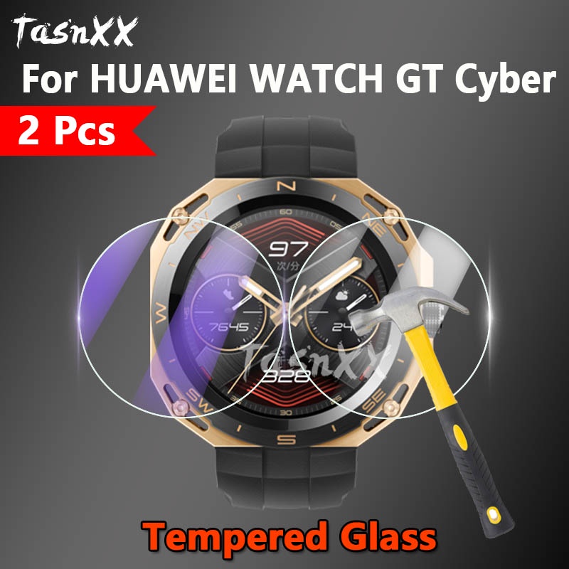 華為 1/2/3/5 件適用於 HUAWEI Watch GT Cyber Smart Watch 2.5D 超薄高清透