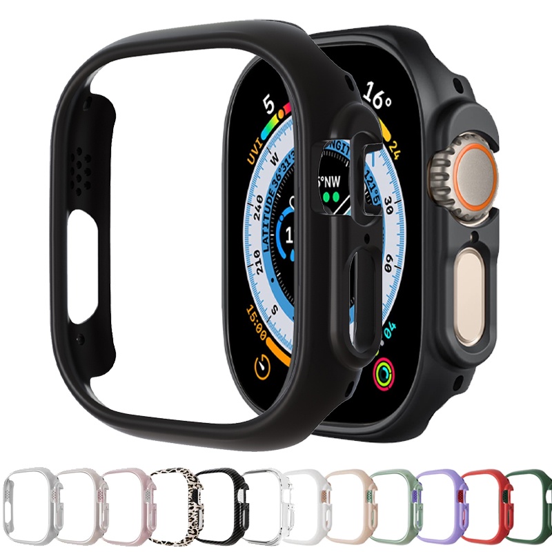 手錶保護殼保護套鋼化保險槓兼容 Apple Watch Ultra 49 毫米 Iwatch Iwatch 系列 8
