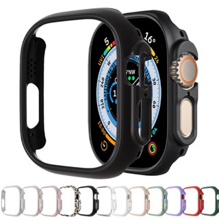 手錶保護殼保護套鋼化保險槓相容 Apple Watch Ultra 49 毫米 Iwatch Iwatch 系列 8