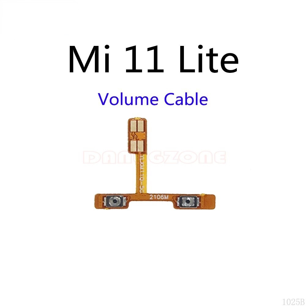 XIAOMI MI 小米 Mi 11 Lite 5G 電源開關音量開關按鈕側鍵排線電話維修部件