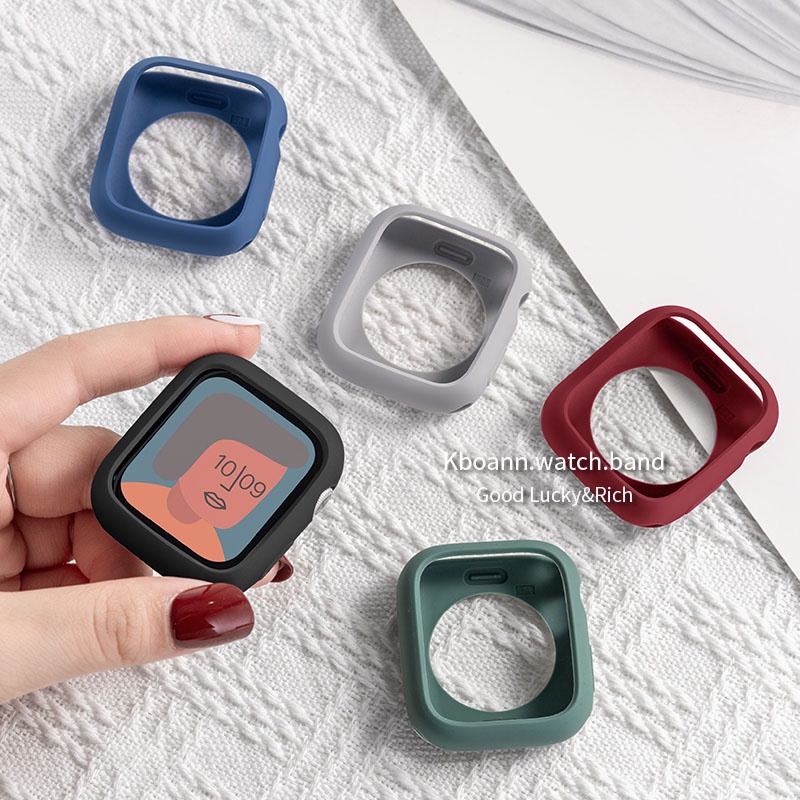 軟殼 適用Apple Watch s10 11 9 8 7 6 SE代 硅膠保護殼 蘋果手錶保護框 錶殼 42 46mm