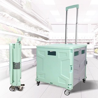 【廠家直銷 現貨】家用拉桿車 買菜車 小拉車 便攜拖車 摺疊購物車 小推車 拉貨取快遞擺攤小推車