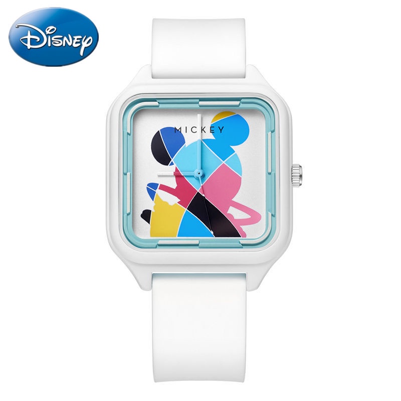 迪士尼時尚手錶米老鼠女士男士青少年防水石英手錶
