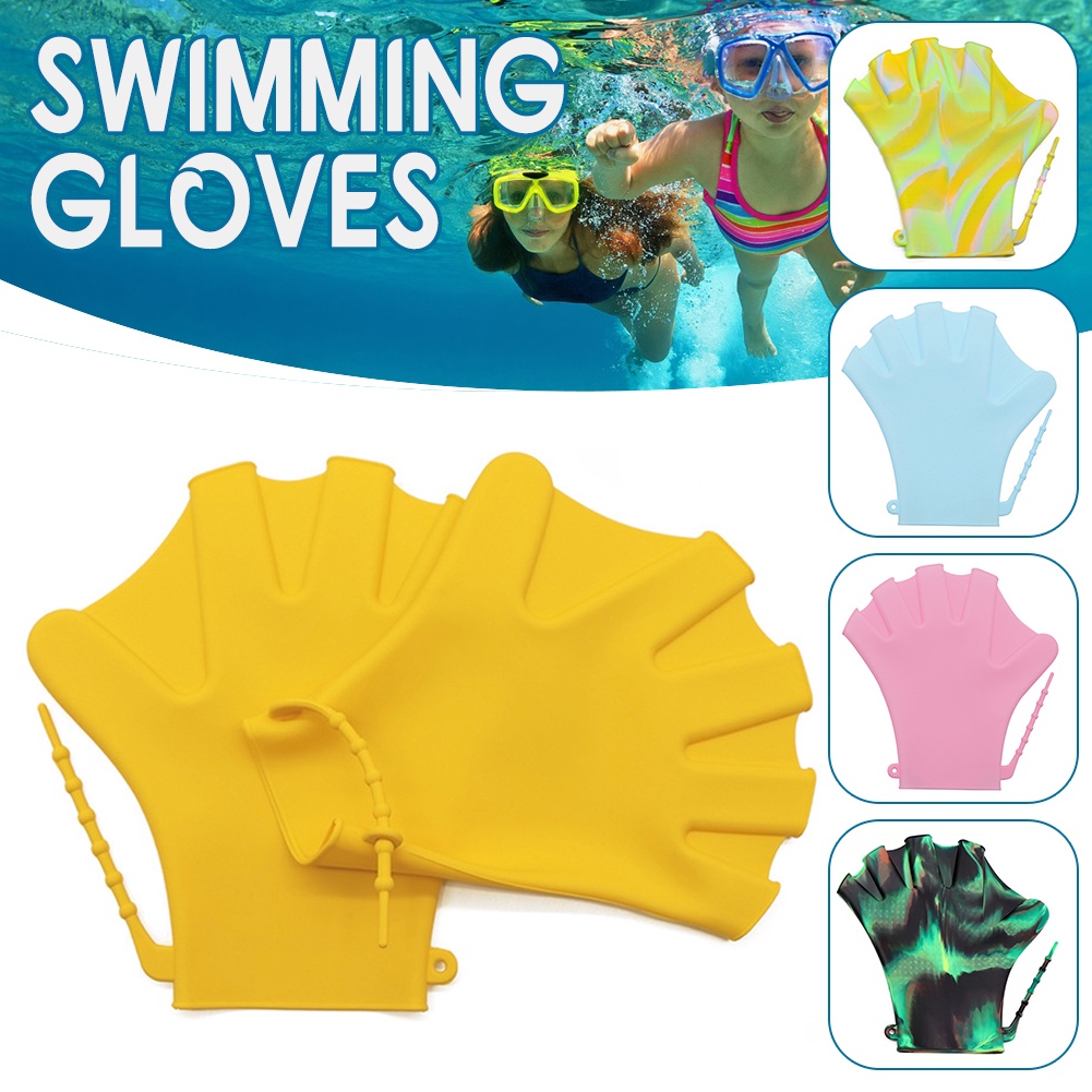 游泳蹼手套增加中風力量親膚舒適手套潛水游泳