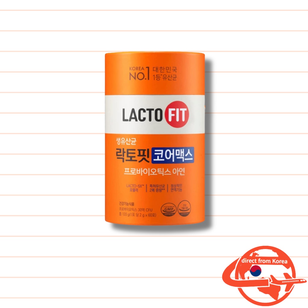 鍾根堂 LACTO-FIT 全家加強版 益生菌  Core Max 2g x 60包 新版本