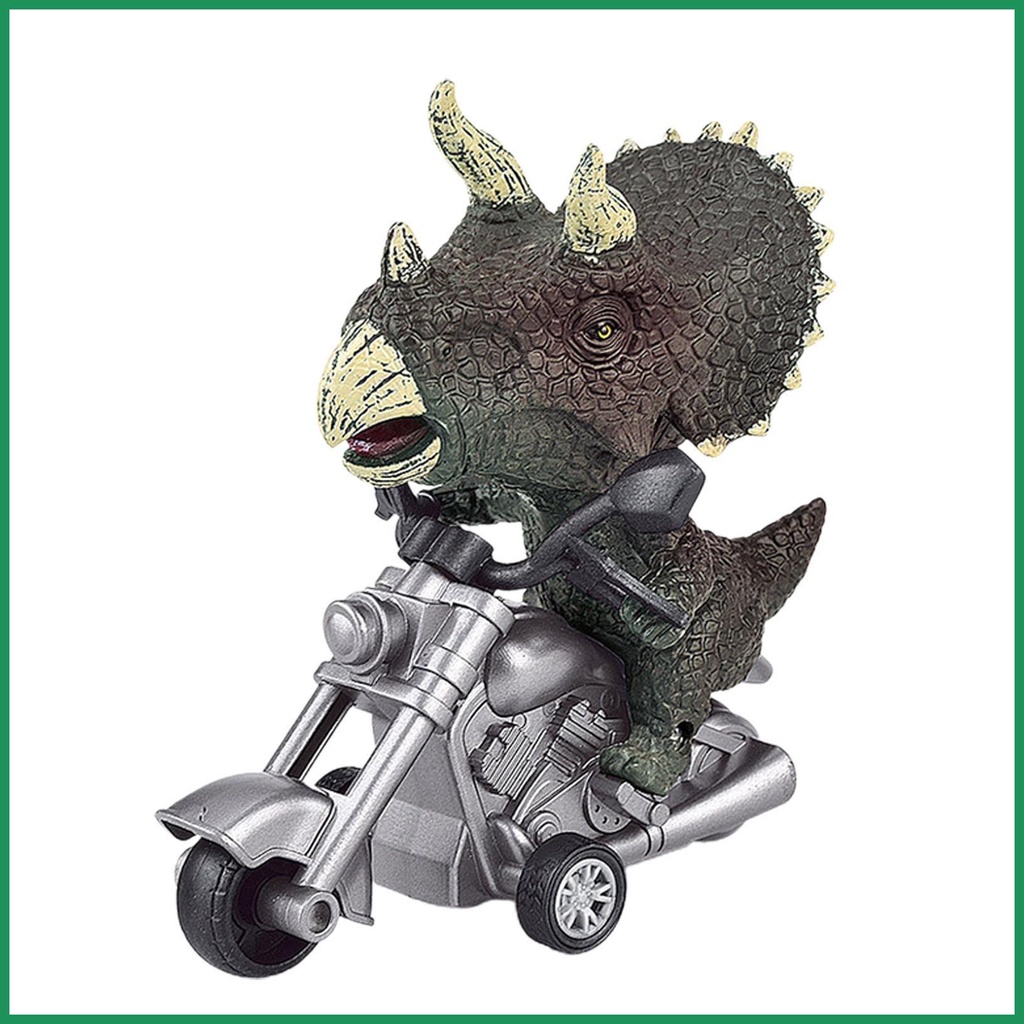 恐龍騎手玩具恐龍騎摩托車模型摩擦動力恐龍汽車霸王龍或艾瑟王