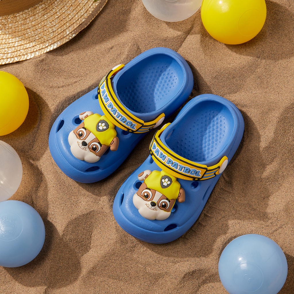 Cheerful Mario寶crocs兒童拖鞋夏季男童室內防滑小童嬰幼兒男童涼拖鞋