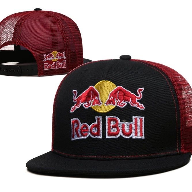 2023紅色 Racing Extreme Sports F1 Racing棒球帽平邊帽戶外網帽嘻哈帽