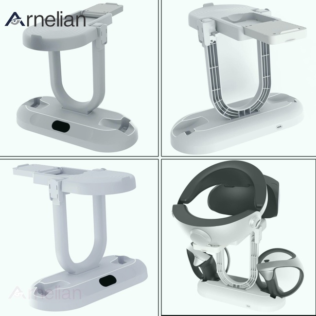 Arnelian 控制器充電器充電站帶存儲眼鏡架兼容 Ps Vr2 手柄遊戲配件