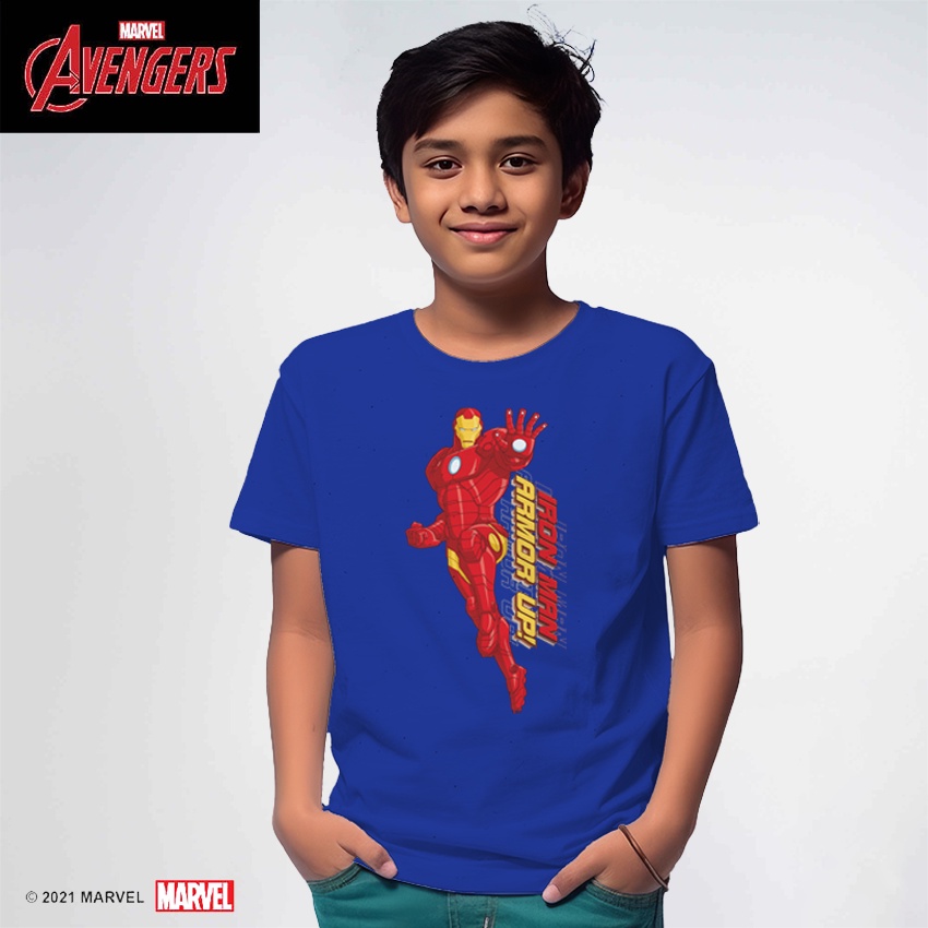Marvel 兒童 T 恤漫威復仇者聯盟鋼鐵俠 MAV635
