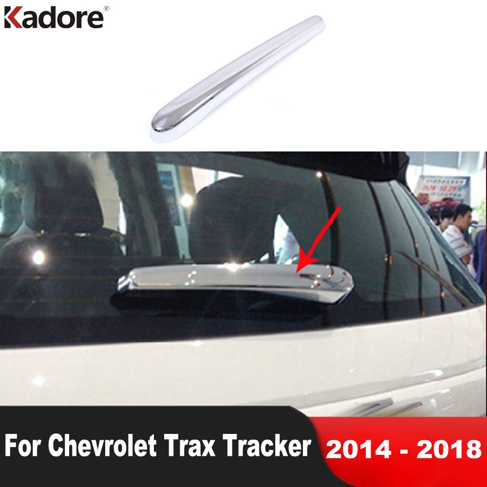 雪佛蘭雪佛蘭 Trax Tracker 2014 2015 2016 2017 2018 鍍鉻汽車尾擋風玻璃臂刀片框架外