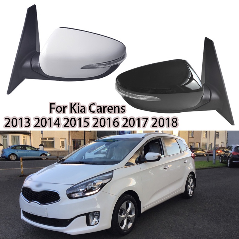 適用於起亞 Carens 2013 2014 2015 2016 2017 2018 7/8 線汽車側後視鏡外後視鏡總成