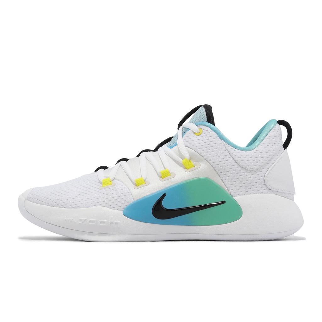 Nike 籃球鞋 Hyperdunk X Low EP 白 藍綠 漸層 男鞋 低筒 【ACS】 FN3441-101