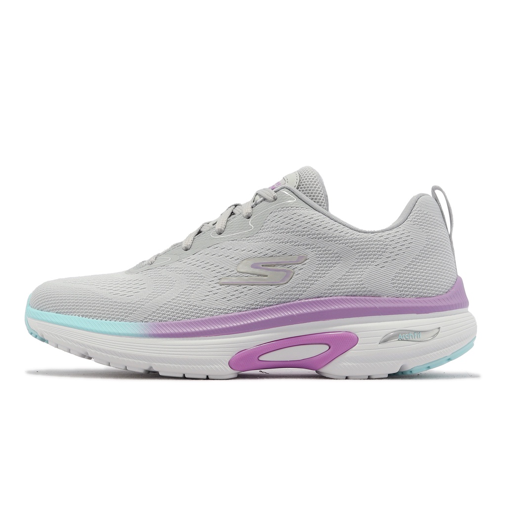 Skechers 慢跑鞋 Go Run Arch Fit 粉紅 紫 藍 足弓支撐 女鞋 【ACS】 128957GYLV