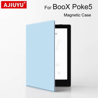 Onyx Boox Poke5 6 英寸電子書閱讀器對開保護套磁性保護套帶自動睡眠/喚醒功能,適用於 Boox Poke