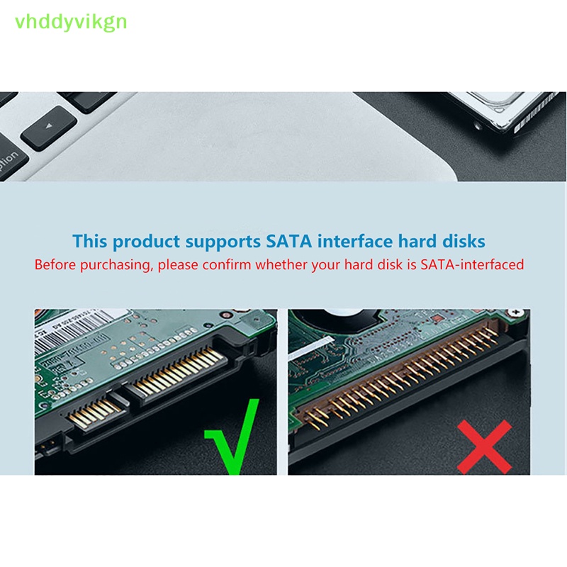 Vhdd SATA 轉 USB 3.0 2.0/Type-C 適配器適用於 2.5/3.5 英寸外置 HDD SDD 硬
