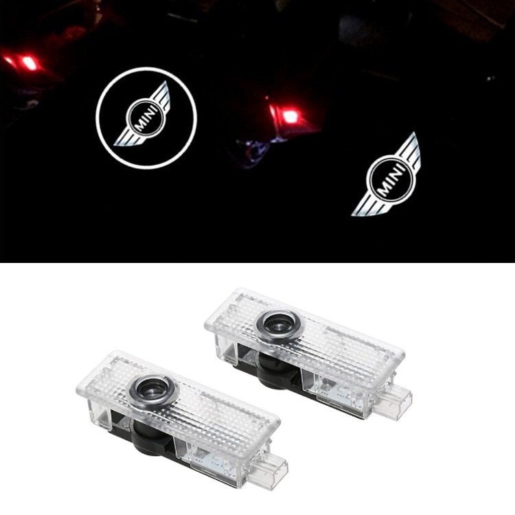 裝飾車門燈mini迷你迎賓燈適用於 鐳射led投影燈cooper改裝