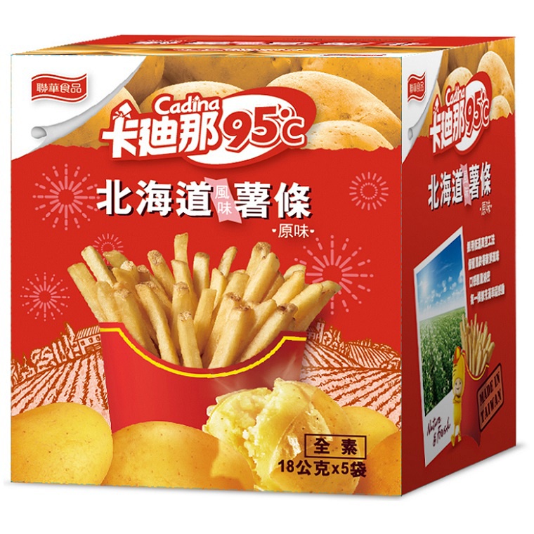 卡迪那 95℃北海道風味薯條-原味(18GX5包)[大買家]