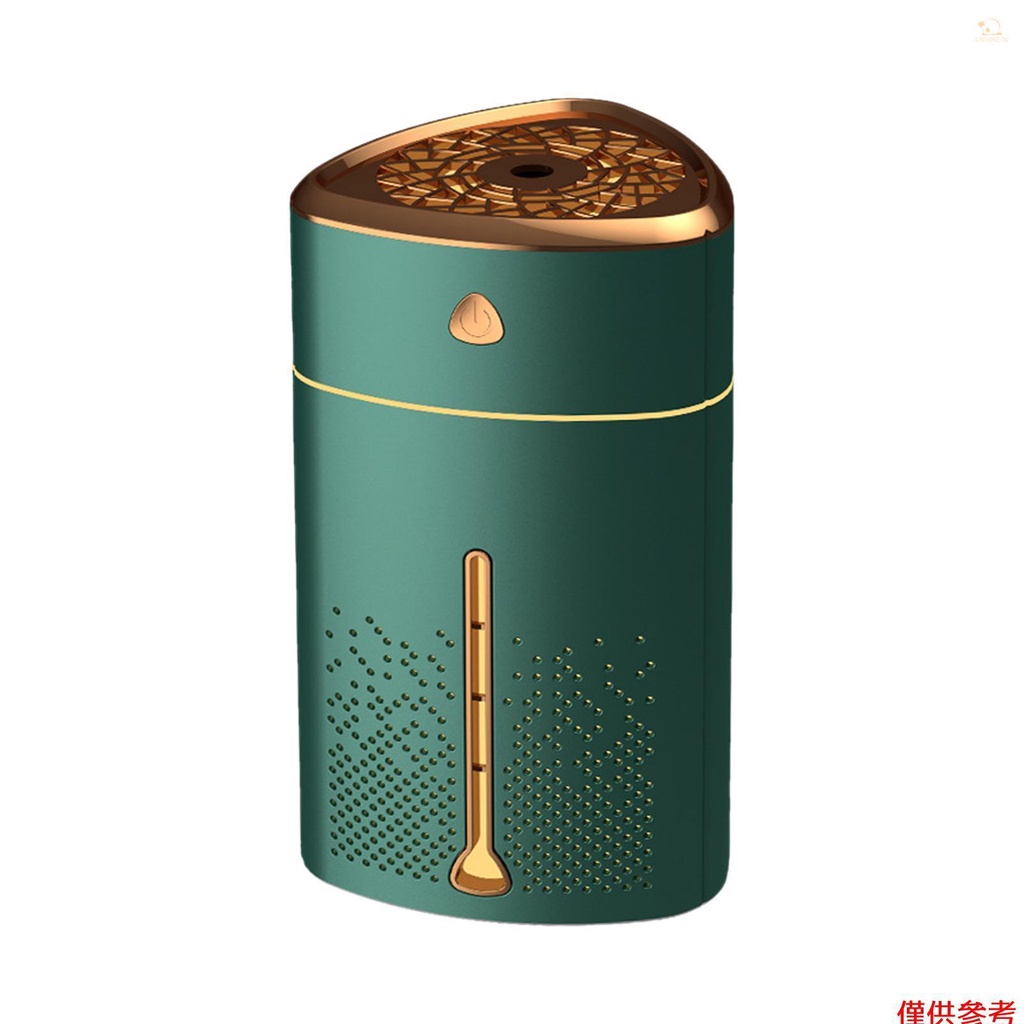 Sun6 1000mL霧式加溼器擴散器，帶七彩夜光安靜涼爽加溼器臺式機USB供電加溼器，適用於家庭旅行車辦公室臥室