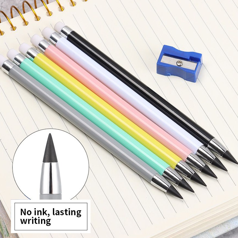Hb無限書寫鉛筆新技術無墨永恆鉛筆美術素描繪畫工具新奇文具學習用品