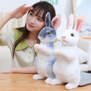 ❤現貨❤仿真兔子公仔2023生肖小白兔兔玩偶兔年吉祥物毛絨玩具布娃娃