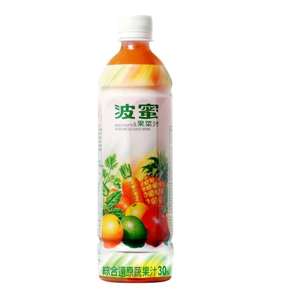 波蜜 果菜汁(580mlX4瓶/組)[大買家]