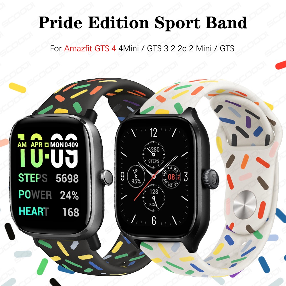 Pride Edition 運動錶帶適用於 Amazfit GTS 4 4Mini / GTS 3 2 2e 2mini