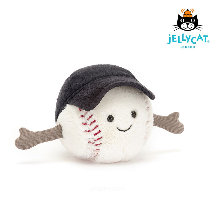 Jellycat趣味棒球/ 10cm eslite誠品