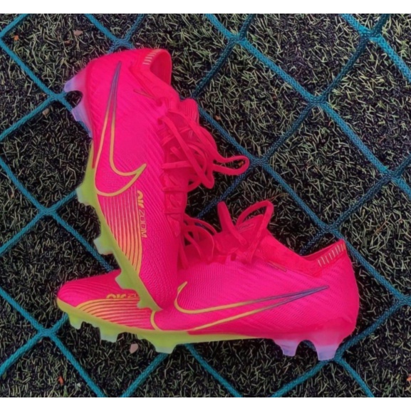 五人制足球鞋 Nike Mercurial Vapor 15 pro 粉色 IC 室內足球鞋男靴足球鞋免運費