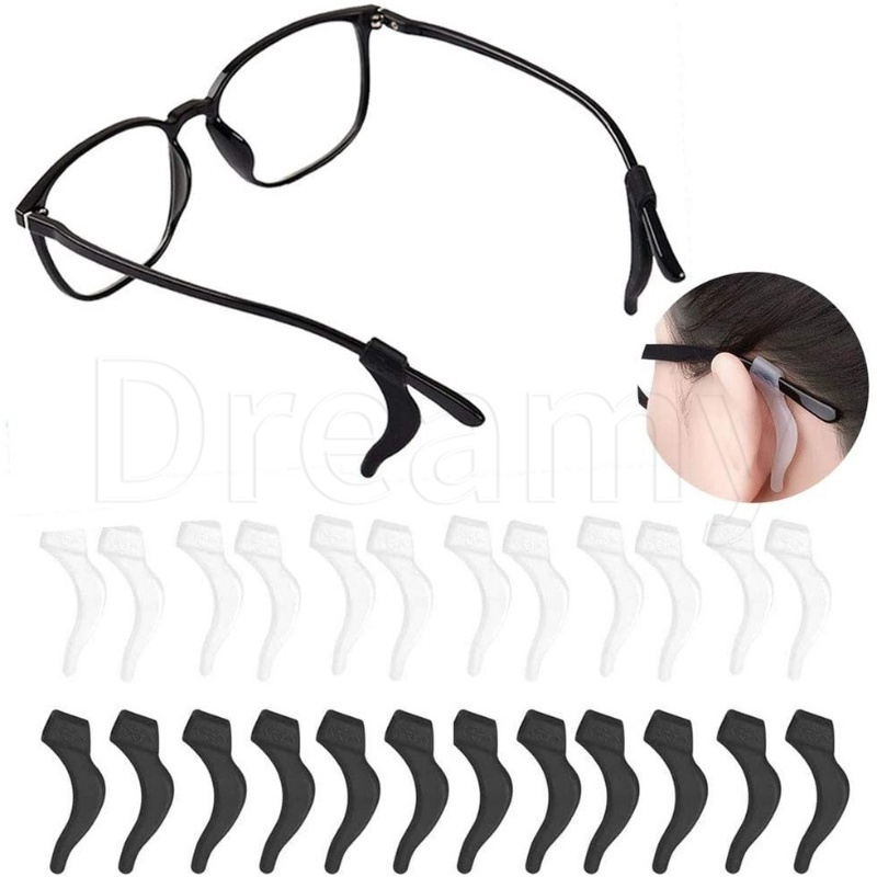 時尚眼鏡眼鏡配件近視眼鏡矽膠運動防滑固定握柄鏡腿套防滑耳鉤眼鏡眼鏡配件