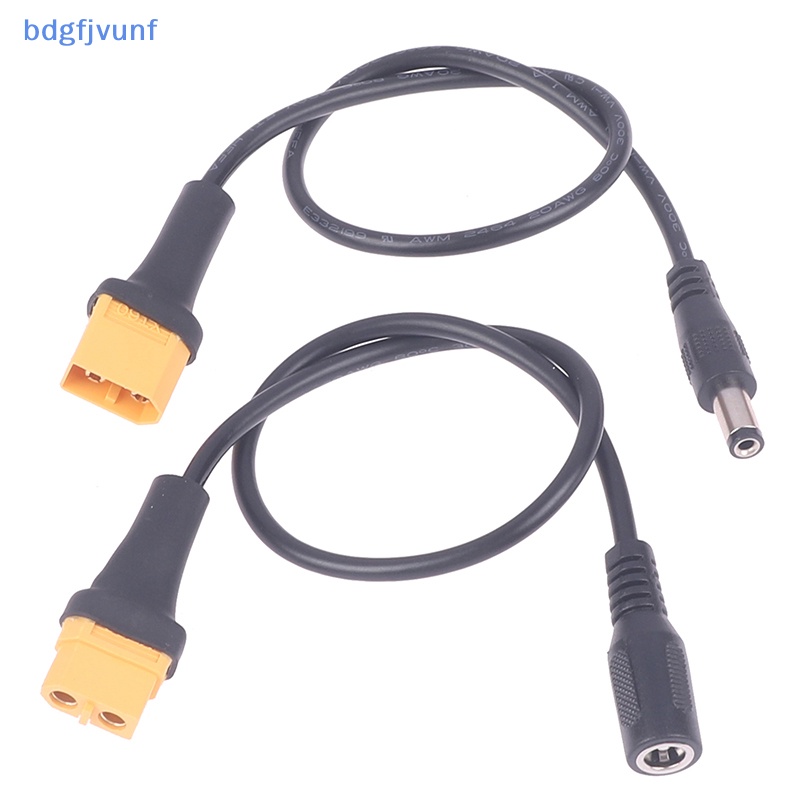 Bdgf 用於 RC 充電器創新實用 XT60 母插頭到 DC 5.5*2.1mm 連接器適配器電纜矽膠線 TW