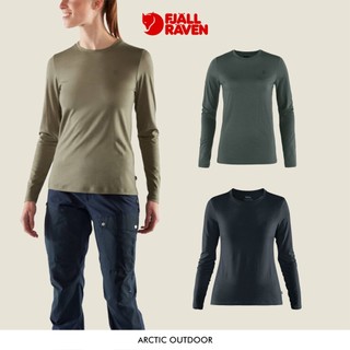 Fjallraven｜女款 Abisko Wool LS 長袖羊毛排汗衣 #84102