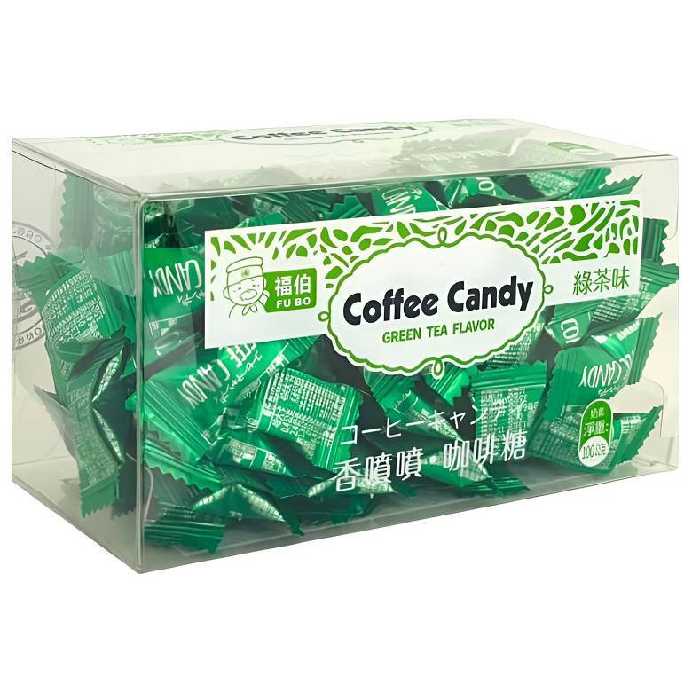 福伯 咖啡糖 100g/盒(綠茶味)[大買家]