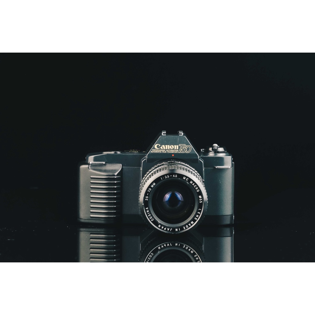 Canon T50+COSINA MC MACRO 35-70mm F=3.5-4.5 #8249 #135底片相機