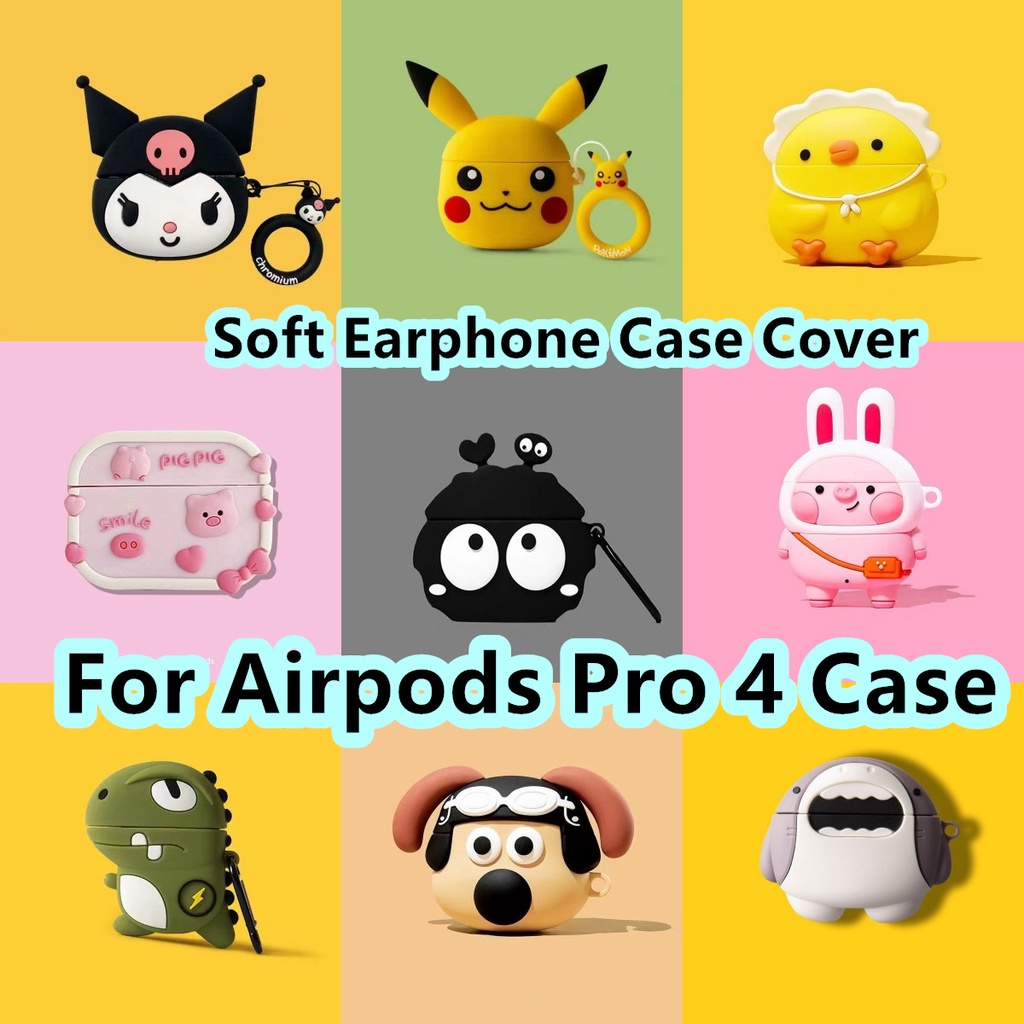 現貨! 適用於 Airpods Pro 4 Case Cool Tide 卡通 Pacha Dog 適用於 Airpod