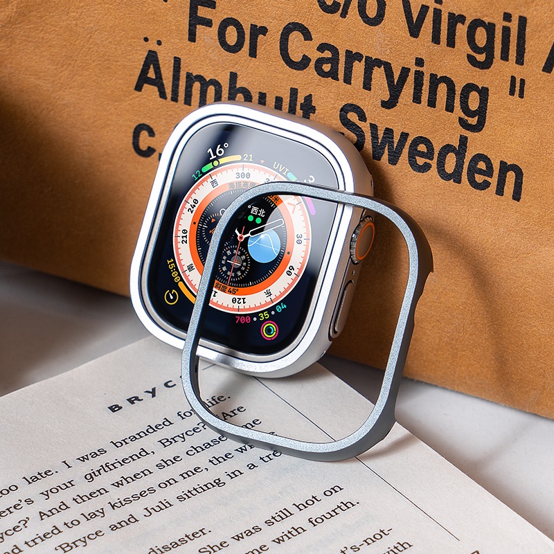 蘋果手錶保護殼 Apple Watch 9 8 7 6 SE 鋁合金保護殼 Ultra 45mm 49mm 金屬 防摔