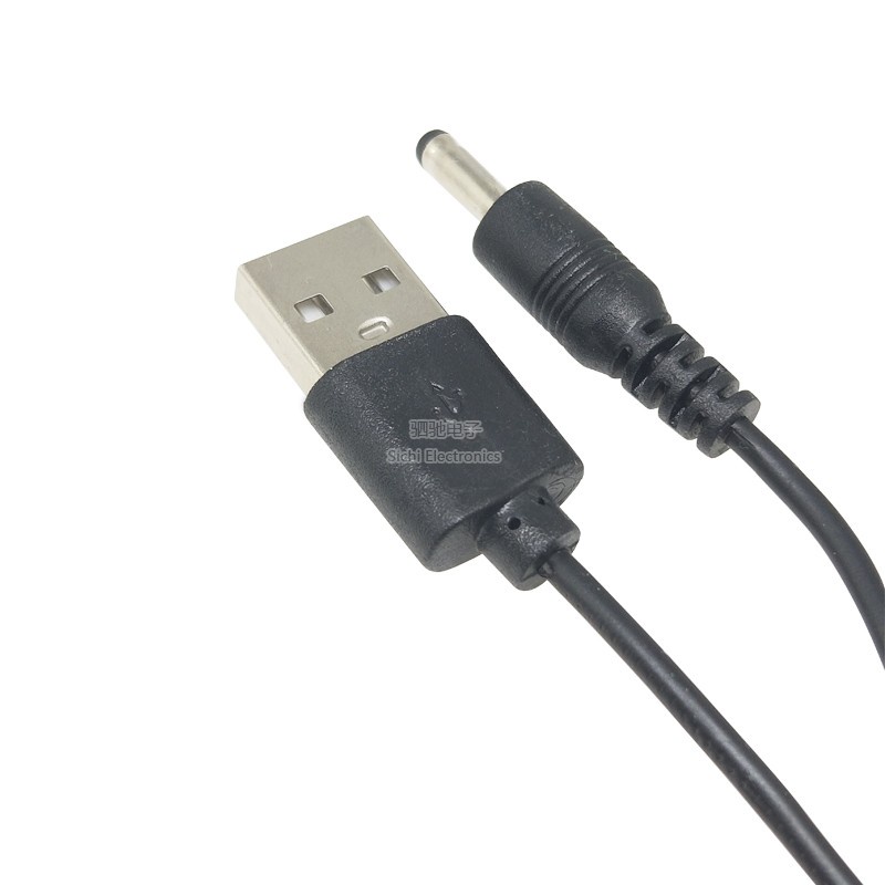 USB轉DC3.5*1.3/1.35mm電源線供電線充電線 5v充電線 銅芯 轉接線