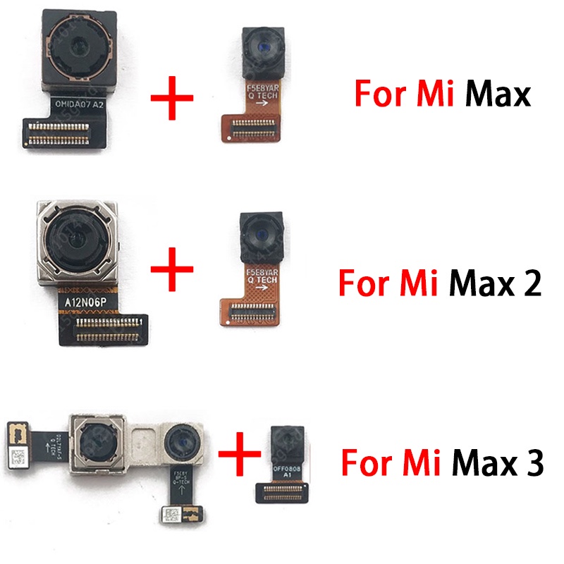 XIAOMI MI 適用於小米 Mi Max 2 3 Max3 Max2 原裝後置前置攝像頭前置後置小面維修自拍相機模塊