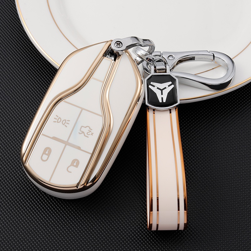 全新軟 TPU 智能汽車鑰匙包適用於瑪莎拉蒂 Ghibli Quattroporte Granturismo 擾流板 L