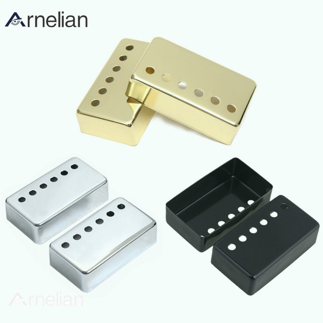 Arnelian 2 件/套 LP 電吉他金屬 50 毫米拾音器蓋 + 52 毫米拾音器蓋適用於 Epiphone Le