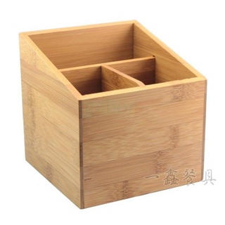 佶洋餐具【菊川本味斜邊3格置物筒 J61】筷筒筷籠筷盒餐具筒