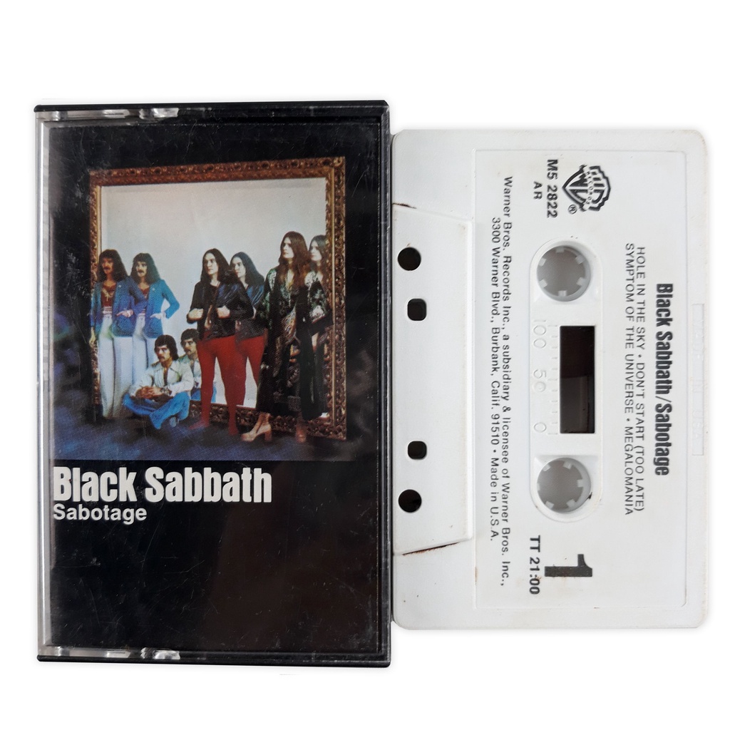 Black Sabbath-Sabotage 老懷舊錄音帶 音樂卡帶 磁帶重金屬樂團 搖滾