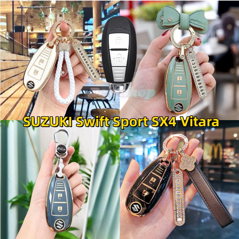Tpu 汽車智能鑰匙套適用於 SSUZUKI Swift Sport SX4 SCORSS Grand Vitara B