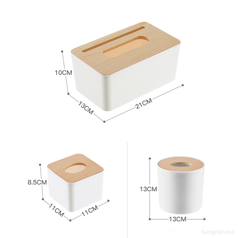 簡約北歐風木蓋紙巾盒 家用可拆卸迷你木製紙巾盒 多款式紙巾收納