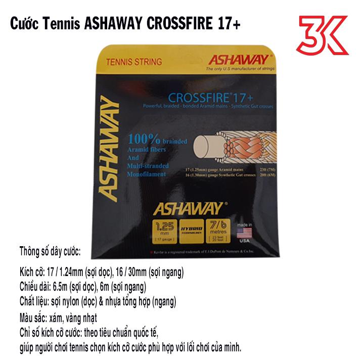 Ashaway Crossfire 17 網球拍線(正版 2 股型)[實圖]